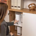 abschließbares Büro-Bücherregal