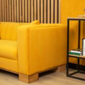 3-Sitzer-Samtsofa