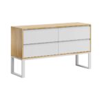 biała szafka biurowa