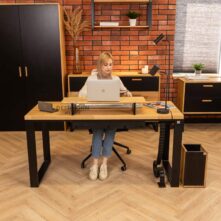 Home-Office-Möbel, Ansicht der Möbel aus einer weiteren Perspektive