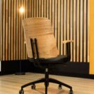 Büro-Drehstuhl, Rückansicht
