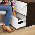 Eckschreibtisch mit Schubladen