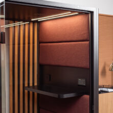 budka biurowa do pracy w ciszy w w open space