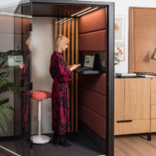 budka biurowa do wideokonferencji