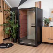 komfortowa kabina akustyczna do pracy