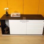 Sockel unter Schreibtisch Ebenholz