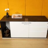 Sockel unter Schreibtisch Ebenholz