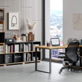 Schwarze Möbel für das moderne Büro