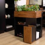 Designer-Blumenbeet für das Büro