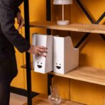 Designer-Bücherregal für ein elegantes Büro