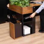 Industrie Büro Blumenbeet