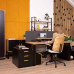 Schreibtisch mit hochwertigen Details