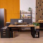 PET-Akustik-Schreibtisch