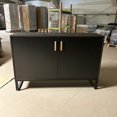 elegante Kommode aus dunklem Holz