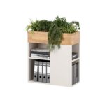 Elfenbein Natur Eiche Büro Florist