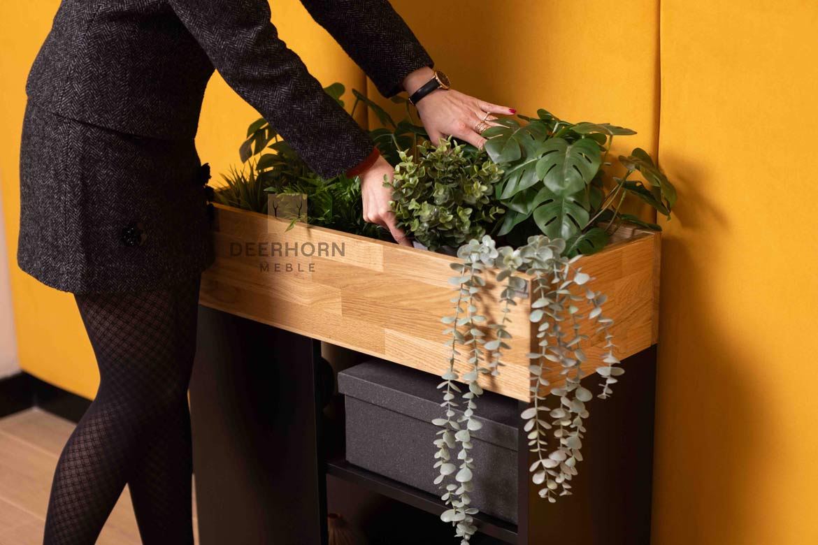 Blumenbeet für das Heimbüro