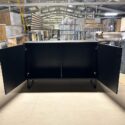 Moderne Kommode aus Ebenholz mit schwarzen Fronten