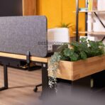 PET-Trennwand für den Empfang