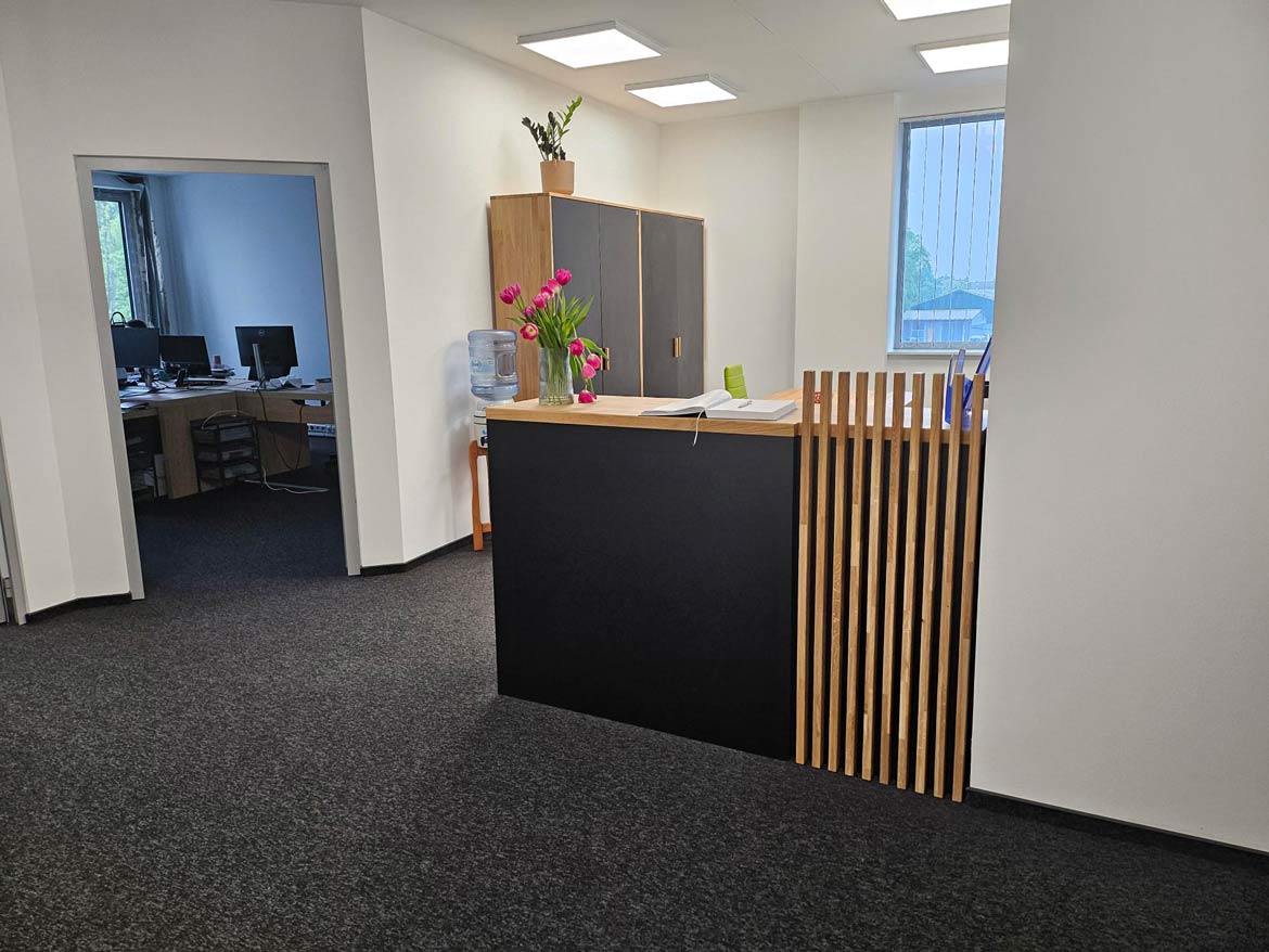 Empfangstresen für ein elegantes Büro