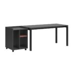 Schreibtisch mit Rollcontainer