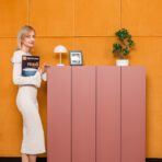 komoda wysoka minimalistyczna pastel