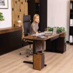 Büromöbelset mit Sessel