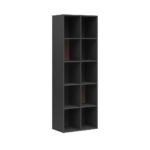 Offener Bücherschrank mit Regalen für die Gesellschaft, stehend