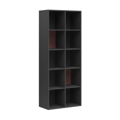 Bücherregal mit mehreren Fächern