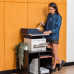 Druckerschrank mit Rädern