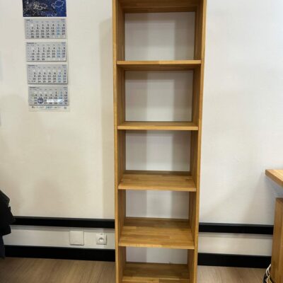 Bücherregal aus Holz mit Regalen