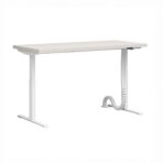 biurko z elektryczną regulacją wysokości do pracy zdalnej