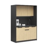 Büroküche mit LED-Beleuchtung