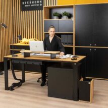 Schwarze Büromöbel für das moderne Büro