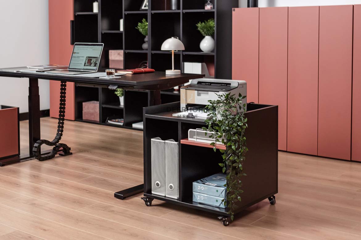 szafka-na-kolkach-na-drukarke-do-biura-premium szafka na kółkach na drukarkę do biura premium