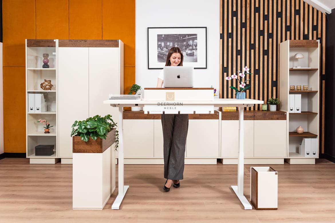Büro-Set mit Premium-Schreibtisch