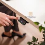 Ergonomisches Set für sitzende und stehende Arbeit