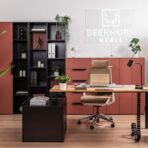 biurko z kontenerkiem do kancelarii prawnej