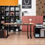 meble do biura z szafkami na segregatory