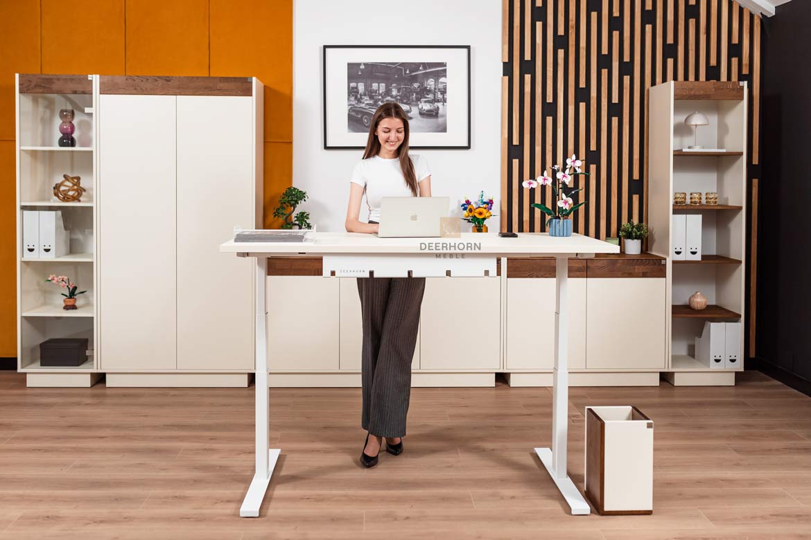 Premium-Möbel für das Büro mit verstellbarem Schreibtisch