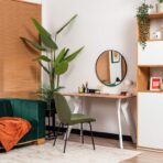 toaletka w stylu japandi