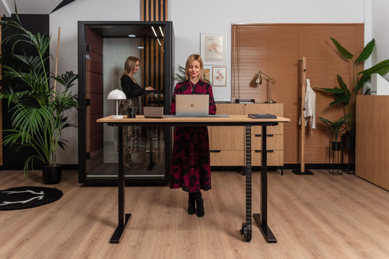 Steh-Sitz-Schreibtisch