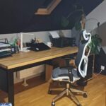 Domowe biuro na poddaszu dla Pani Marty