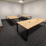 Trzy stoły konferencyjne dla firmy produkcyjnej spod Katowic