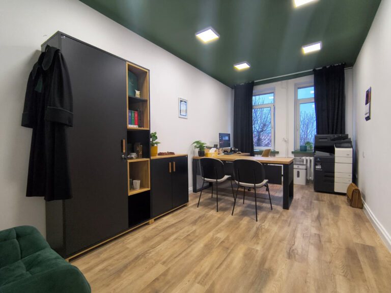 Einrichtung des Büros von Frau Marta Marta in Lubartów