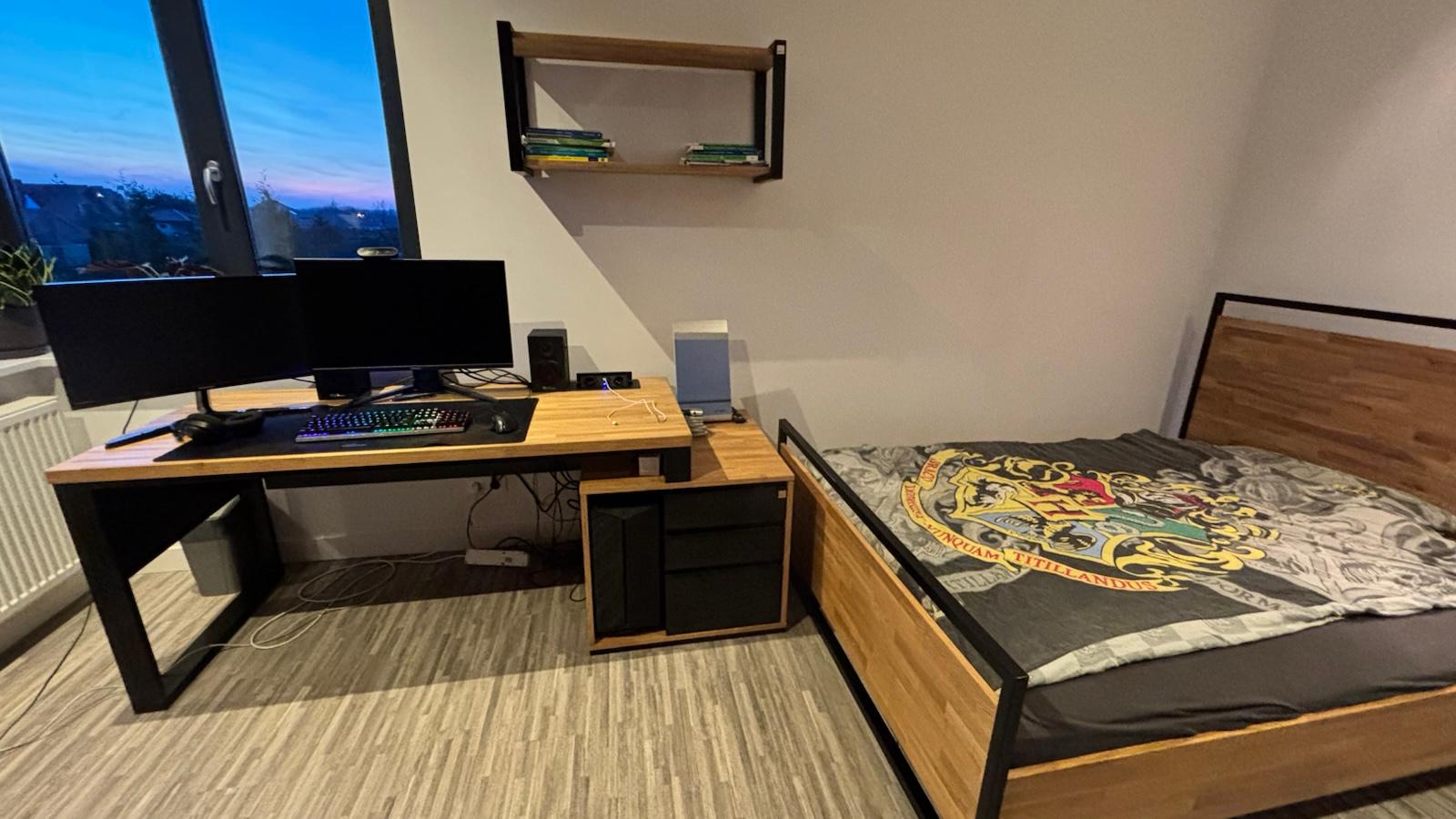 Einrichtung eines Zimmers für den Sohn von Frau Kasia in Tarnowiec