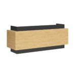 Empfangstresen groß Holzmaserung