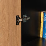 Büro-Bücherregal mit Türen und Einlegeböden