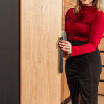 Büroschrank Holzdekor