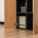 Büro-Aktenschrank Holzmaserung