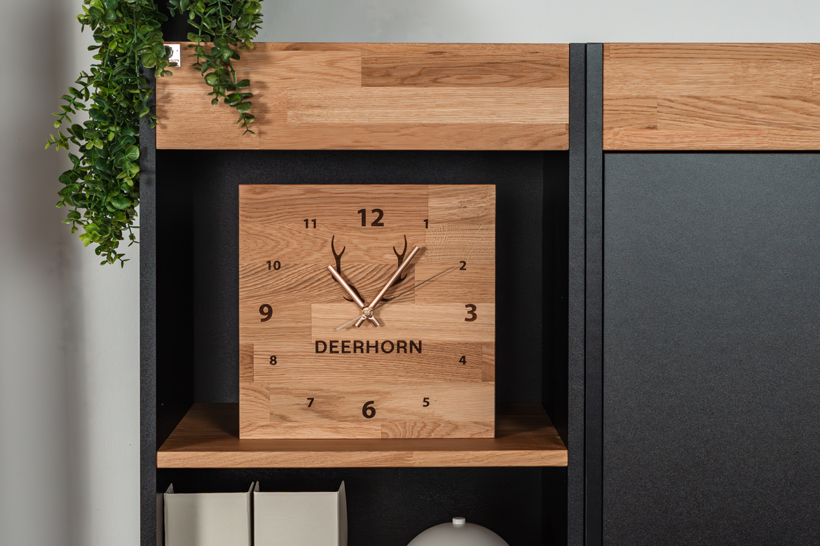 Uhr-Premium-Eiche Premium-Uhr aus Eichenholz